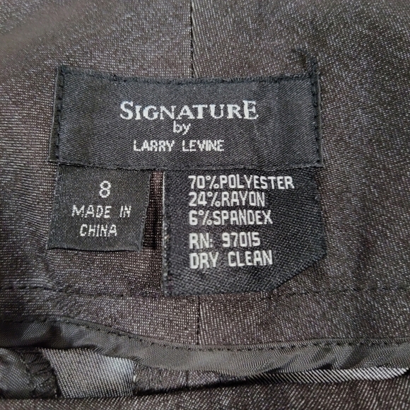 Vintage Signature women's pants light brown mid rise Size: 8 - Picture 3 of 5